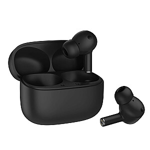 Savio TWS ANC-102 ANC Austiņas / Austiņas Bezvadu aktīvās trokšņu slāpēšanas ausīs ievietojamas austiņas Bluetooth 5.0 Black