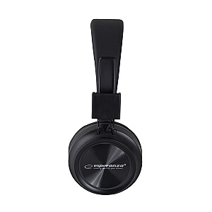 Esperanza EH219 Bluetooth RGB austiņas, galvas saite, melna