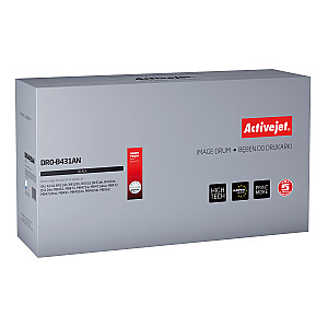 Drum Activejet DRO-B431AN OKI printerim; OKI 44574302 nomaiņa; Premium; 25 000 lappušu; melns