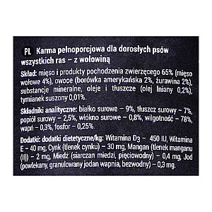 Dolina Noteci Rafi liellopu gaļa, pieaugušais 400 g