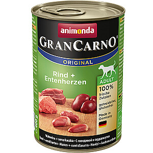 animonda GranCarno Original liellopu gaļa, pīle, pieaugusi 400 g