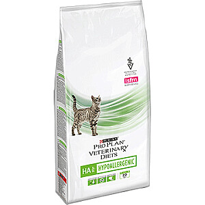 Purina VETERINĀRĀ DĪTA Feline HA Hipoalerģiska sausā kaķu barība 1,3 kg Pieaugušajiem