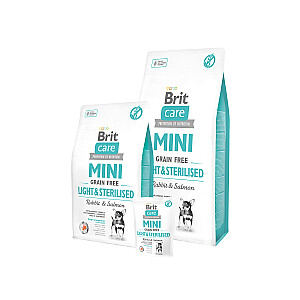 Brit Care Mini Light & Sterilized Rabbit, Лосось 7 кг