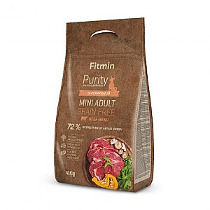FITMIN Purity GF Adult Mini Beef 4 kg