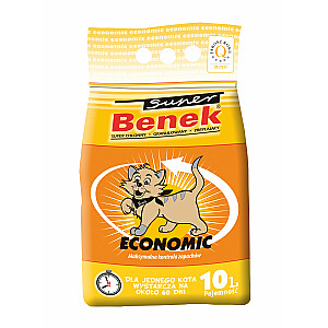 Certech Super Benek Economic - Комфортный наполнитель для кошачьих туалетов 10 л