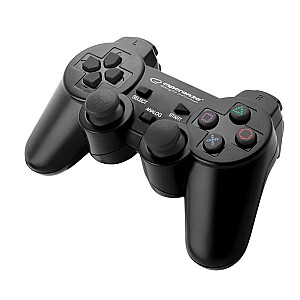 Esperanza EGG107K Игровой контроллер Геймпад ПК, Playstation 3 Аналоговый / Цифровой USB 2.0 Черный