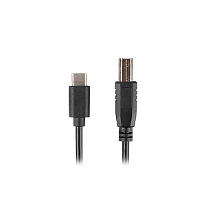 Lanberg CA-USBA-14CC-0018-BK кабель 1,8 м USB 2.0 USB C USB B Ferrit Black