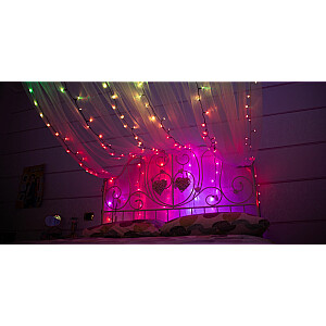 TWINKLY Strings 100 (TWS100STP-BEU) Viedās Ziemassvētku eglīšu lampiņas 100 LED RGB 8 m