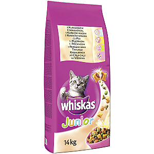 Whiskas 267261 сухой корм для кошек Kitten Chicken 14 кг