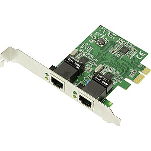 LogiLink karte PCI Express 2x Gigabit LAN