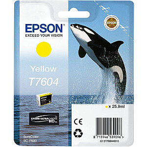 Epson Tusz T7604 Yellow UltraChrome HD (C13T76044010)