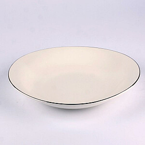 Sense платиновая тарелка для супа 22см, качественная керамика