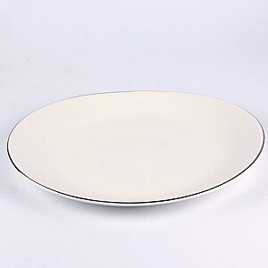 Sense платиновая тарелка 28см, качественная керамика