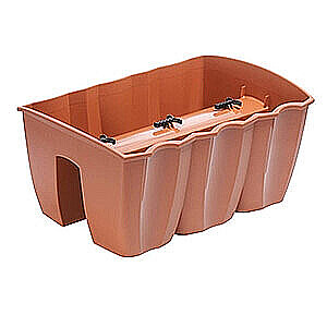 Balkona kaste Crown 20.1x39.3x27.8cm g.brūna DCRO400_TERAKOTA