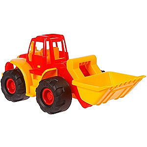 Красный трактор 68xh28см 605