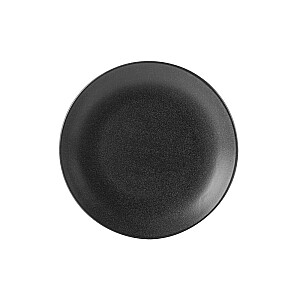SEASONS melns šķīvis 24 cm, Porland