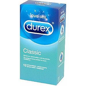 Durex prezervatīvu klasika 12 gab