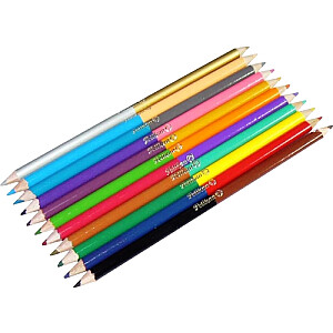 Карандаши круглые двухсторонние 12 карандашей/24 цвета 3mm (700146)