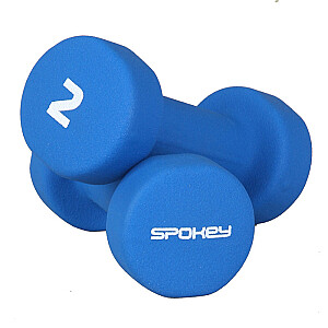 Гантели Spokey Shape IV 2x2кг винил темно-синий 920895