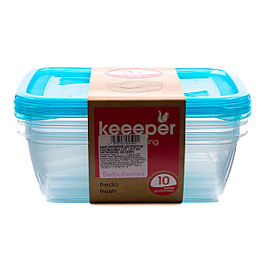 Блюдо для заморозки продуктов Keeeper Fredo 1.25л 3шт. 330154