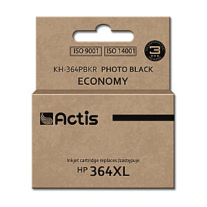 Чернила Actis KH-364PBKR для принтера HP; Замена HP 364XL CB322EE; Стандарт; 12 мл; черное фото