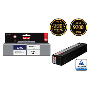Activejet AH-970BRX tinte HP printerim; HP 970XL CN625AE nomaiņa; Premium; 250 ml; melns