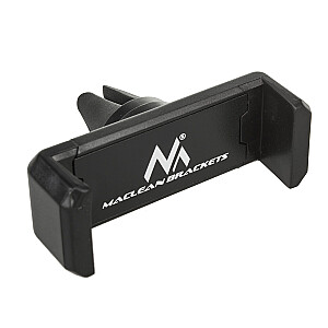Auto turētājs Maclean telefonam, universāls, ventilācijas grilam, min. / Maks. Attālums: 54/87 mm Materiāls: ABS, MC-321