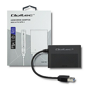 Qoltec 50644 USB 3.0 HDD / SSD 2,5 collu SATA3 cietā diska adapteris