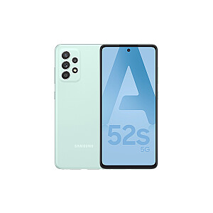Samsung Galaxy A52s 5G SM-A528B 16,5 cm (6,5 collas) Dual SIM Android 11 USB Type-C 6 GB 128 GB 4500 mAh Piparmētru krāsa