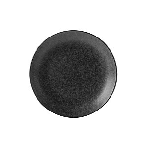 SEASONS melns šķīvis 18cm, Porland