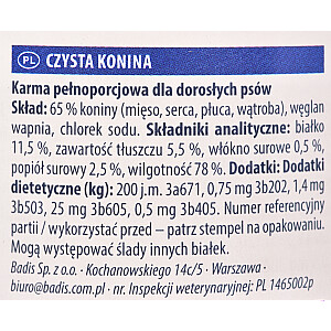 Animonda GranCarno viena proteīna garša: zirga gaļa - 400 g konservi