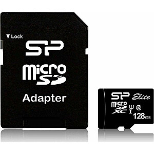 Karta Silicon Power Elite MicroSDXC 128 GB Class 10 UHS-I  (SP128GBSTXBU1V10SP)