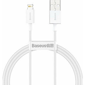 USB-кабель Baseus Lightning, 1 м, белый (CALYS-A02)