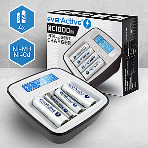 EverActive NC-1000M Ni-MH akumulatora lādētājs