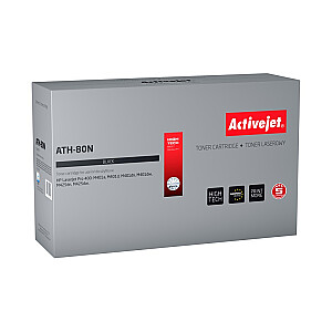 Тонер Activejet ATH-80N для принтера HP; Замена HP 80A CF280A; Верховный; 3500 страниц; чернить