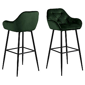 Барный стул BROOKE, зеленый лес / черный
