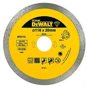 Dimanta disks Dewalt 110 x 20 mm (DT3715)