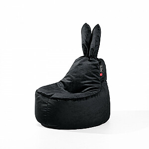 Qubo™ Baby Rabbit Onyx FRESH FIT sēžammaiss pufs