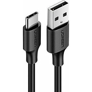 Ugreen USB kabelis UGREEN niķelēts USB-C kabelis 1 m melns