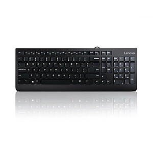 Lenovo USB Keyboard 300 Keyboard layout English, Black, Wired Via USB