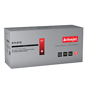 Тонер Activejet ATH-87N для принтера HP; Замена HP 87A CF287A; Верховный; 9000 страниц; чернить
