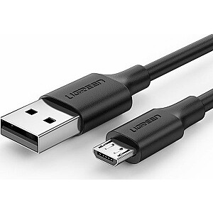 Ugreen USB kabelis UGREEN QC 3.0 Micro USB kabelis 2.4A 1 m (melns)