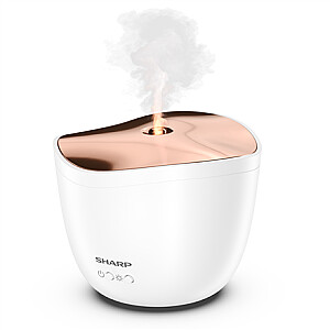 Sharp Aroma Diffuser DF-A1E-W Ultrasonic, White Metallic Rose Gold