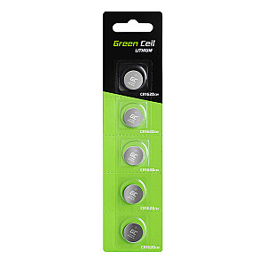 Mājsaimniecības akumulators Green Cell XCR03 vienreizējās lietošanas litija CR1620 akumulators