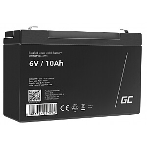 Akumulators UPS Green Cell AGM16 Svina-skābes noslēgts (VRLA) 6 V 10 Ah