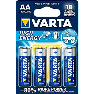 Varta High Energy AA / R6 akumulators 4 gab.