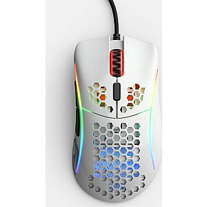 Mysz Glorious PC Gaming Race Model D — spīdīgi balts (GLO-MS-DM-GW)