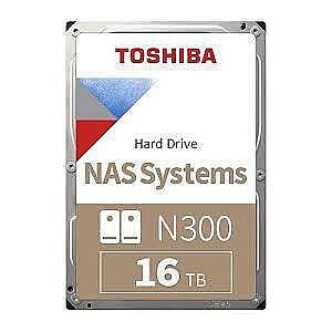 HDD TOSHIBA N300 16TB SATA 3.0 256 MB 7200 rpm 3,5" HDWG31GUZSVA