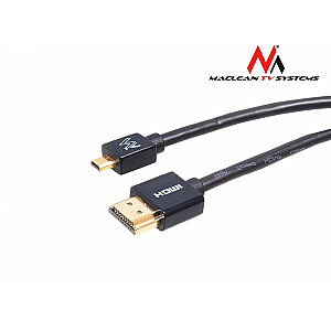 Kabel Maclean HDMI Micro — HDMI 2m melns (MCTV-722)