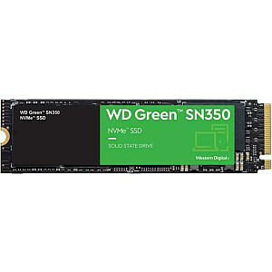 SSD WESTERN DIGITAL Green 2 ТБ M.2 PCIE NVMe QLC Скорость записи 3000 МБ / с Скорость чтения 3200 МБ / с WDS200T3G0C